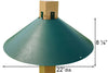 Post Mount Green Squirrel Baffle