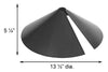 Wrap-Around Black Squirrel Baffle