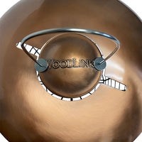 Squirrel-Resistant Brushed Copper Seed Tube Bird Feeder