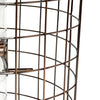 Squirrel-Resistant Brushed Copper Seed Tube Bird Feeder