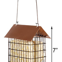 Coppertop Double Suet Cage Bird Feeder