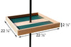 Giant Pole Mounted Seed Tray with Pole Adapter