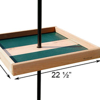 Giant Pole Mounted Seed Tray with Pole Adapter