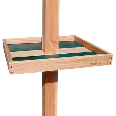 Giant Post Mounted Seed Tray with 4 x 4 Adapter
