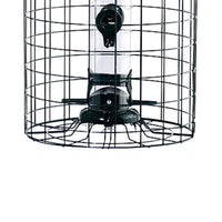 Caged Seed Tube Bird Feeder