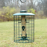 Caged Seed Tube Bird Feeder
