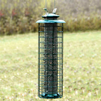 Caged Screen Tube Bird Feeder