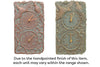 Whitehall Cardinal Clock & Thermometer, Copper Verdi, 13.75"