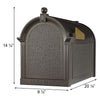 Whitehall French Bronze Deluxe Mailbox