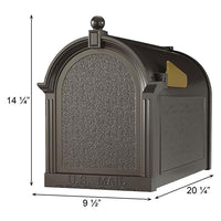 Whitehall French Bronze Deluxe Mailbox