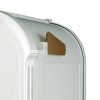 Whitehall White Deluxe Mailbox | BirdHousesAndBaths.com