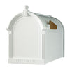 Whitehall White Deluxe Mailbox | BirdHousesAndBaths.com