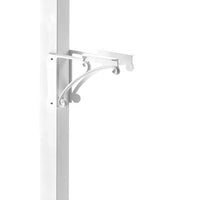 Whitehall White Deluxe Mailbox Post & Brackets