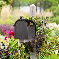 Whitehall Black Deluxe Mailbox