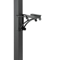 Whitehall Black Deluxe Mailbox Post and Brackets