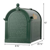 Whitehall Green Deluxe Mailbox