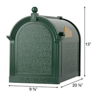 Whitehall Green Deluxe Mailbox