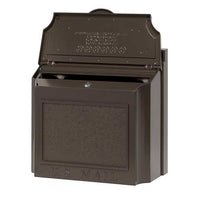 Whitehall French Bronze Locking Wall Mounted Mailbox