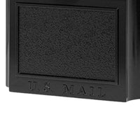 Whitehall Black Locking Wall Mounted Mailbox