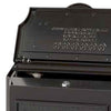Whitehall Black Locking Wall Mounted Mailbox