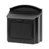 Whitehall Black Locking Wall Mounted Mailbox