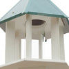 Azalea Bird Feeder with Verdigris Roof - BirdHousesAndBaths.com