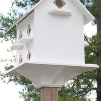 Purple Martin Mansion with Hammered Copper Colored Roof