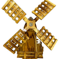 Wooden Windmill, Small - BirdHousesAndBaths.com