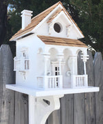 Honeymoon Cottage Bird House with Bracket - BirdHousesAndBaths.com