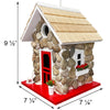 Guest Cottage Stone Bird House - BirdHousesAndBaths.com