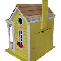 Bristol Cottage Bird House, Yellow - BirdHousesAndBaths.com