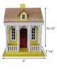 Bristol Cottage Bird House, Yellow - BirdHousesAndBaths.com