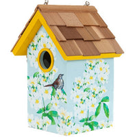 Alabama Camellia Cottage Bird House - BirdHousesAndBaths.com