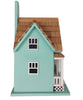 Beachside Cottage Bird House, Seafoam Blue - BirdHousesAndBaths.com