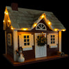 Christmas Cape Bird House with LEDs - BirdHousesAndBaths.com