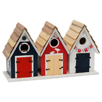 Dockside Trio Cabins Bird House - BirdHousesAndBaths.com