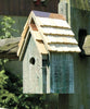 Bluebird Manor Bird House, Grey - BirdHousesAndBaths.com
