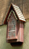 Bat House, Victorian, Two Chamber, 100 bats, Red - BirdHousesAndBaths.com