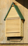 Bat Lodge, Double Cavity, 48 bats, Green Roof - BirdHousesAndBaths.com