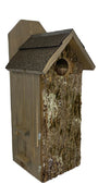 Bark Clad Wood Duck House - BirdHousesAndBaths.com