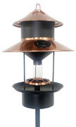 Modern Farmhouse Solar Gaslight Style Bird Feeder - BirdHousesAndBaths.com