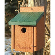 Audubon Recycled Plastic Wren House - BirdHousesAndBaths.com