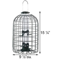 Audubon Squirrel-Resistant Caged Tube Bird Feeder - BirdHousesAndBaths.com