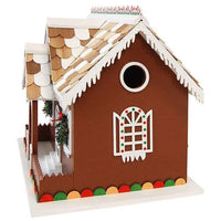 Candy Cottage Bird House - BirdHousesAndBaths.com