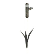 Staked Cattail Bird Feeder - BirdHousesAndBaths.com