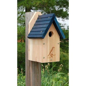 Cedar Garden Bluebird House - BirdHousesAndBaths.com