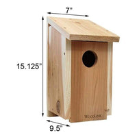 Cedar Woodpecker House - BirdHousesAndBaths.com