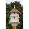 Chateau Bird House with Hammered Copper Colored Metal Roof - BirdHousesAndBaths.com