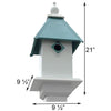 Classic Bluebird House with Verdigris Roof - BirdHousesAndBaths.com