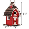Classic Red Barn Bird House - BirdHousesAndBaths.com